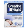 Breathe Right Clear Medium Nasal Strips 10s