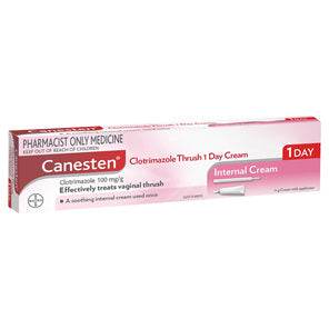 Canesten 1 Day Thrush Treatment Internal Cream - Life Pharmacy Orewa