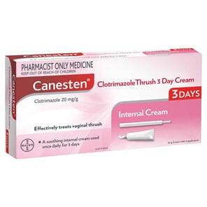 Canesten 3 Day Thrush Treatment Internal Soothing Cream - Life Pharmacy Orewa