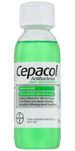 Cepacol Antibacterial Mint Mouthwash150Ml - Life Pharmacy Orewa