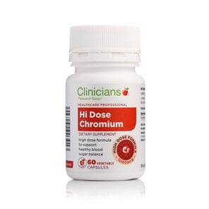 Clinicians Hi-Dose Chromium Caps 60 - Life Pharmacy Orewa
