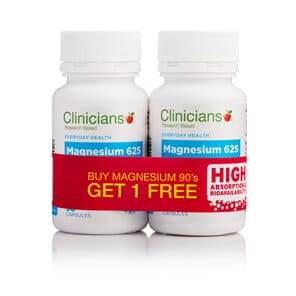 Clinicians Magnesium 90 Capsules - Buy 1 Get 1 Free - Life Pharmacy Orewa