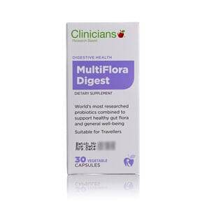Clinicians Multiflora Digest Caps 30 - Life Pharmacy Orewa