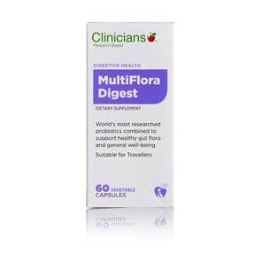 Clinicians Multiflora Digest 60 Caps - Life Pharmacy Orewa