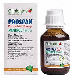 Clinicians Prospan Bronchial Syrup Menthol 100Ml - Life Pharmacy Orewa