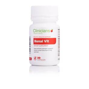 Clinicians Renal Vit Caps 30 - Life Pharmacy Orewa