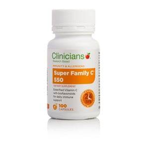 Clinicians Super Family C 550 Caps 100 - Life Pharmacy Orewa