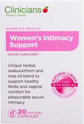 Clinicians Womens Intimacy Support Cap 20 - Life Pharmacy Orewa