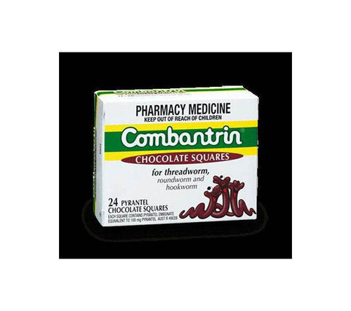 Combantrin Combantrin Chocolate Squares 24's - Life Pharmacy Orewa