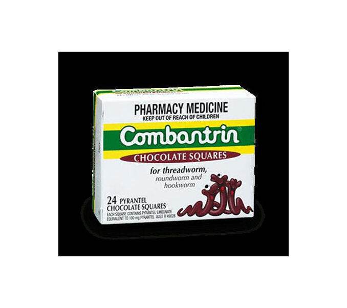 Combantrin Combantrin Chocolate Squares 24's - Life Pharmacy Orewa