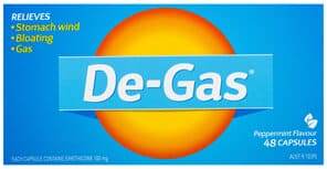 De-Gas Capsules 48 Pack - Life Pharmacy Orewa