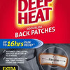 Deep Heat Back Patches 2pk
