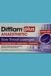 Difflam Plus Anaesthetic Blackcurrant Lozenges 16 Pack