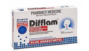Difflam Plus Anaesthetic Menthol Lozenge 16 Pack - Life Pharmacy Orewa
