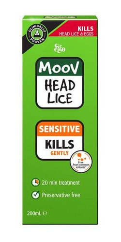 Ego Moov Head Lice Sensitive 200 Ml - Life Pharmacy Orewa
