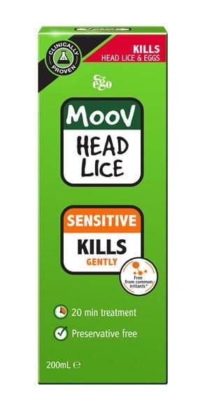 Ego Moov Head Lice Sensitive 200 Ml - Life Pharmacy Orewa