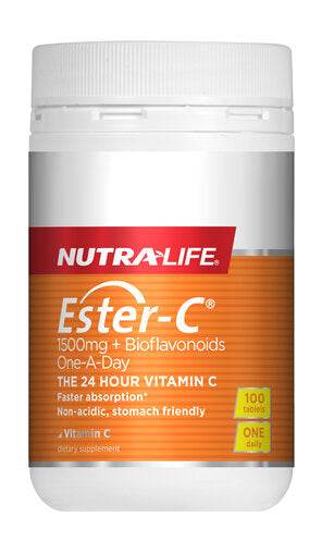 Nutralife Ester C 1500Mg Bioflavonoids One a Day - Life Pharmacy Orewa