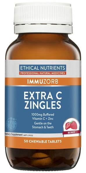 Ethical Nutrients Immuzorb Extra C Zingles - Life Pharmacy Orewa