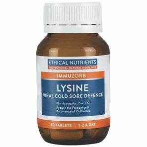 Ethical Nutrients Lysine Viral Cold Sore Defence 30 Tablets - Life Pharmacy Orewa