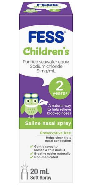 Fess Children Nasal Spray 20 Ml - Life Pharmacy Orewa