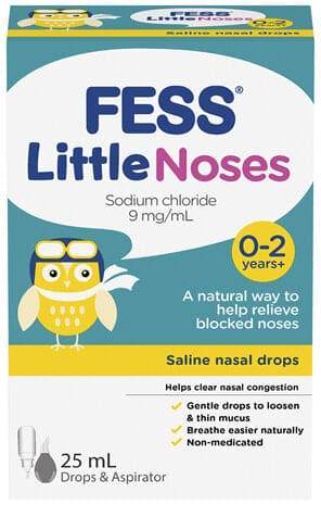 Fess Little Noses Drops + Aspirator 25Ml - Life Pharmacy Orewa