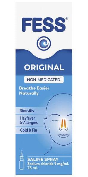 Fess Nasal Spray 75Ml - Life Pharmacy Orewa