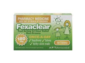 Fexaclear 180Mg 30S - Life Pharmacy Orewa