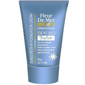 Fleur De Mer Tinted Sunblock - Medium 50Ml - Life Pharmacy Orewa