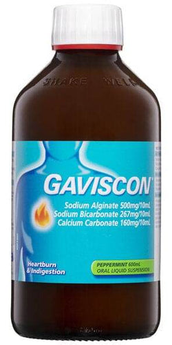 Gaviscon Core Peppermint Liquid Heartburn & Indigestion Relief 600Ml - Life Pharmacy Orewa