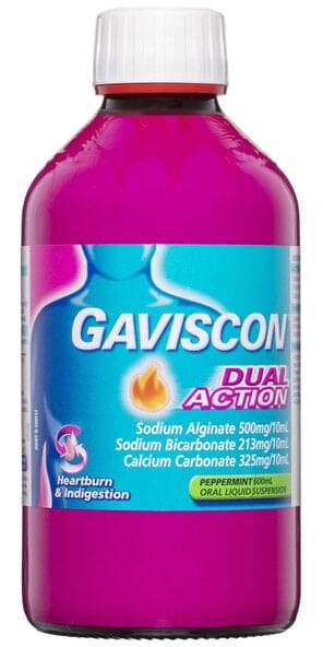 Gaviscon Dual Action Liquid Heartburn & Indigestion Relief 600Ml - Life Pharmacy Orewa
