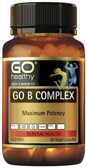 Go Healthy B Complex - Maximum Potency (30 Vcaps) - Life Pharmacy Orewa