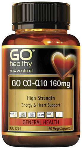 Go Healthy Co-Q10 160Mg 60 Vcaps - Life Pharmacy Orewa