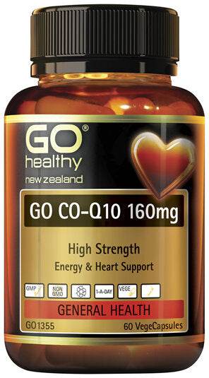 Go Healthy Co-Q10 160Mg 60 Vcaps - Life Pharmacy Orewa