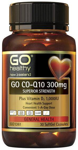 Go Healthy Co-Q10 300Mg 30 Caps - Life Pharmacy Orewa