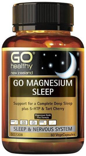 Go Healthy Magnesium Super Sleep - Support For A Complete Deep Super Sleep (60 Vcaps) - Life Pharmacy Orewa
