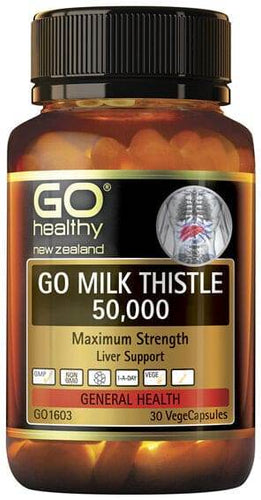 Go Healthy Milk Thistle 50,000 - Maximum Strength (30 Vcaps) - Life Pharmacy Orewa