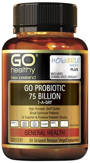 Go Healthy Probiotic 75 Billion 1-A-Day 30 Vcaps - Life Pharmacy Orewa