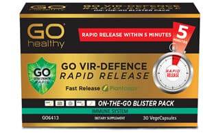 Go Healthy Vir-Defence Rapid Release 30 Vcaps - Life Pharmacy Orewa