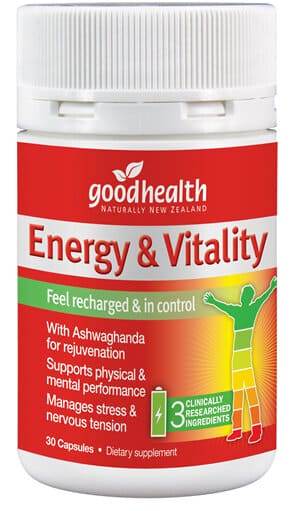 Good Health Energy Vitality 30 Capsules - Life Pharmacy Orewa