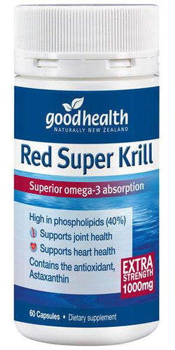 Good Health Red Super Krill 1000Mg 60 Caps - Life Pharmacy Orewa