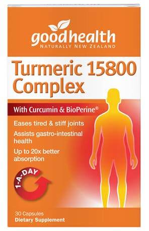 Good Health Turmeric 15800 Complex 30 Caps - Life Pharmacy Orewa