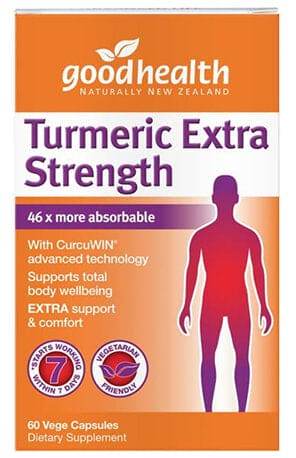 Good Health Turmeric Extra Strength 60 Capsules - Life Pharmacy Orewa