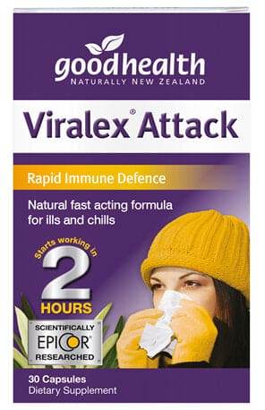 Good Health Viralex Attack 30 Capsules - Life Pharmacy Orewa