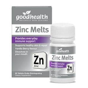 Good Health Zinc Melts 60 Tabs - Life Pharmacy Orewa