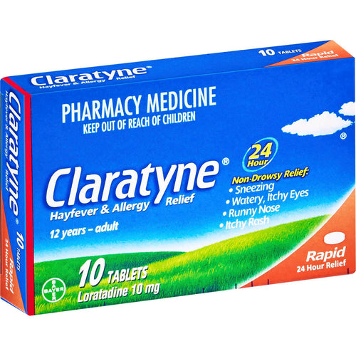 Claratyne Tab 10 Mg 10 Tablets - Life Pharmacy Orewa
