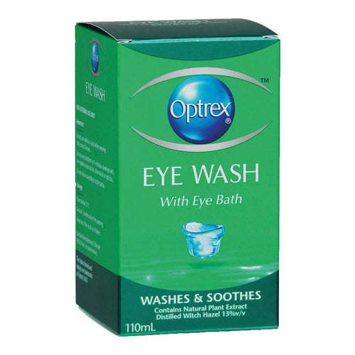 Optrex Eye Wash With Eye Bath 110Ml - Life Pharmacy Orewa