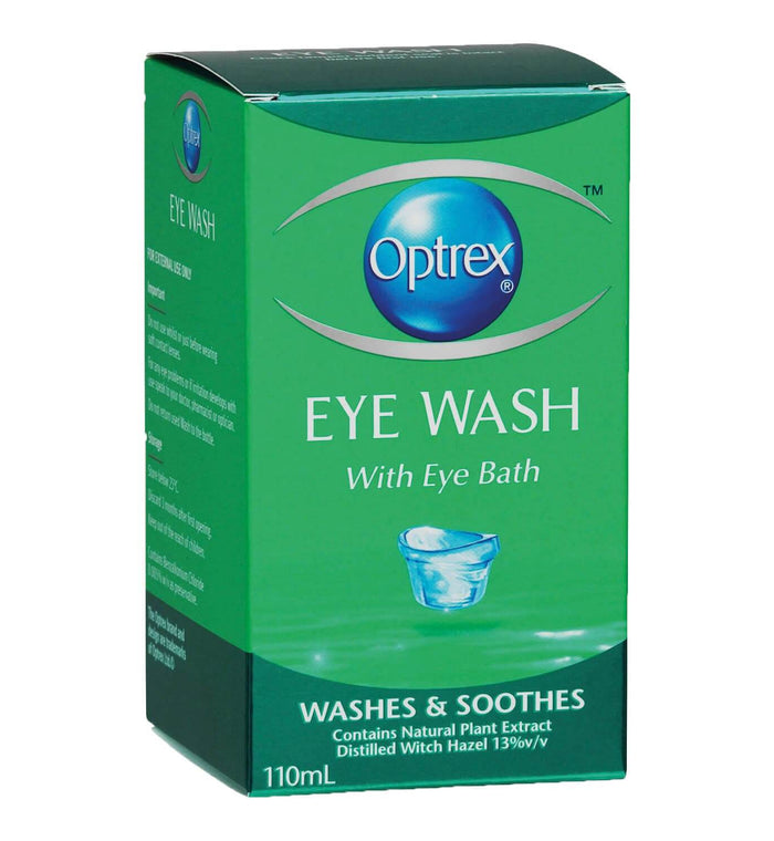 Optrex Eye Wash With Eye Bath 110Ml - Life Pharmacy Orewa