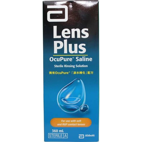 Lens Plus Ocupure Saline 360Ml - Life Pharmacy Orewa