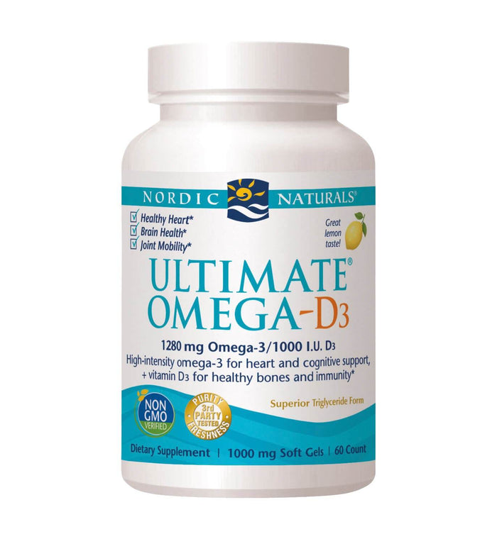 Nordic Naturals Omega-3 60 Soft-Gel Capsules - Life Pharmacy Orewa