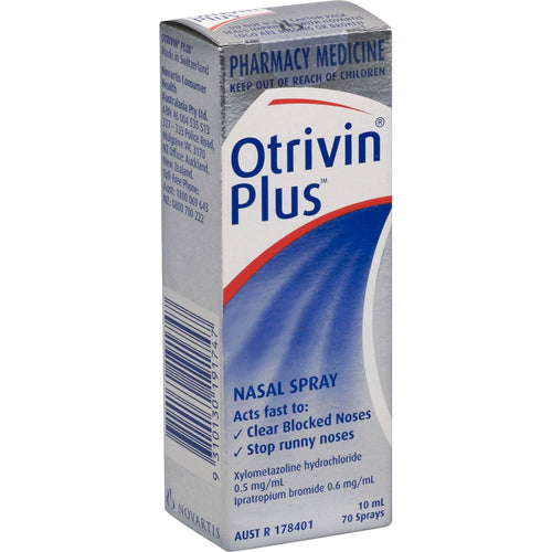 Otrivin Plus Nasal Spray 10Ml - Life Pharmacy Orewa